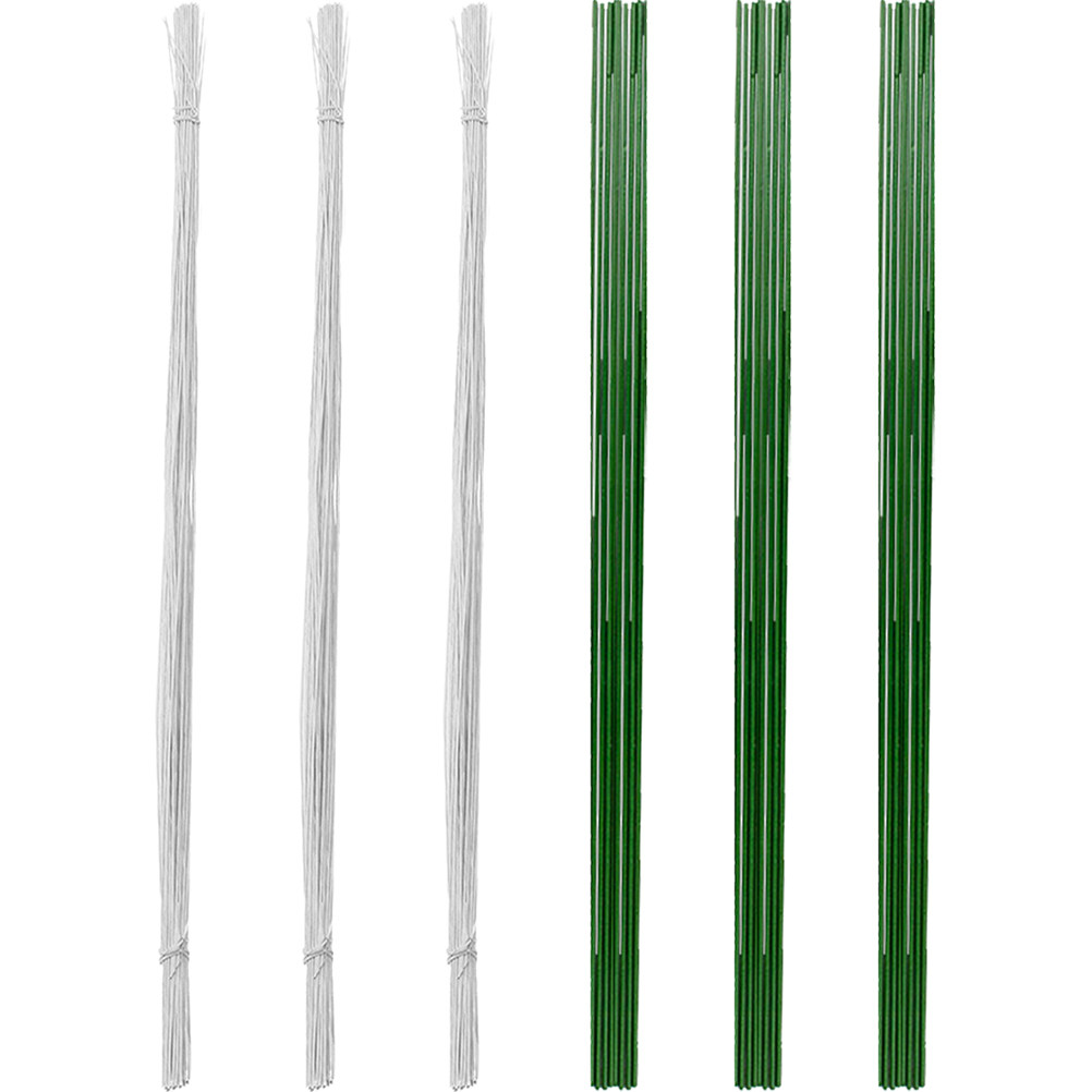 Wedding Supply Decor - 200Pcs Paper Flower Stems Floral Rods