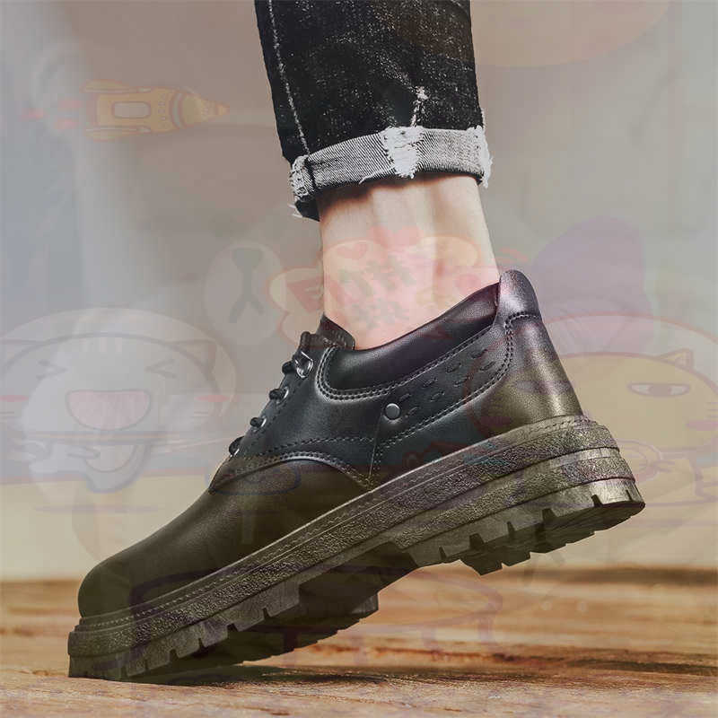 Wedding Supply Canada - Dark Natural Leather Fashion Trainers Tennis
