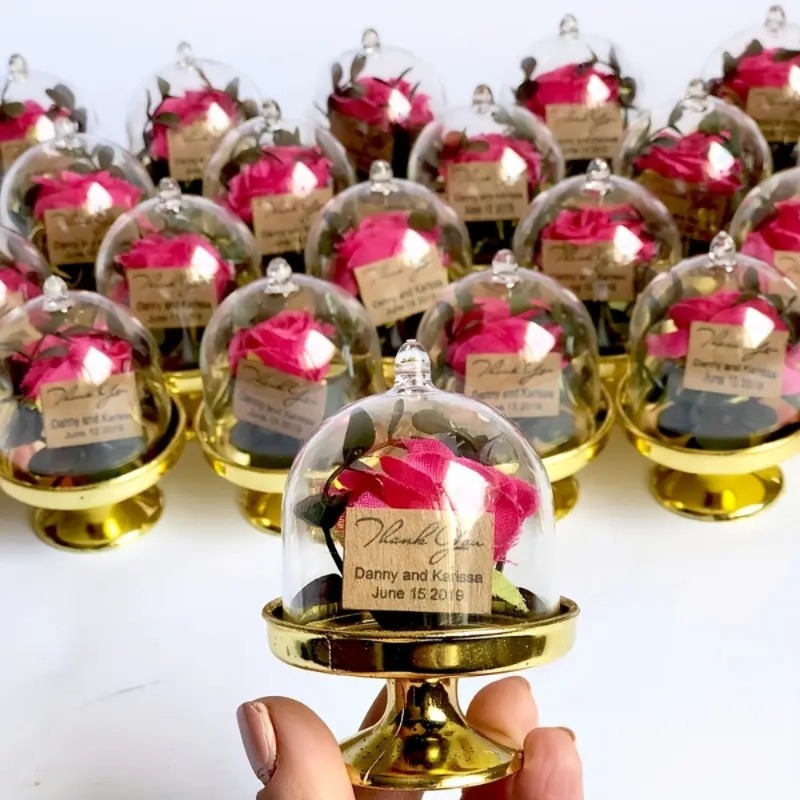 Wedding Decor Supply Store - 24pcs Mini Plastic Candy Boxes with