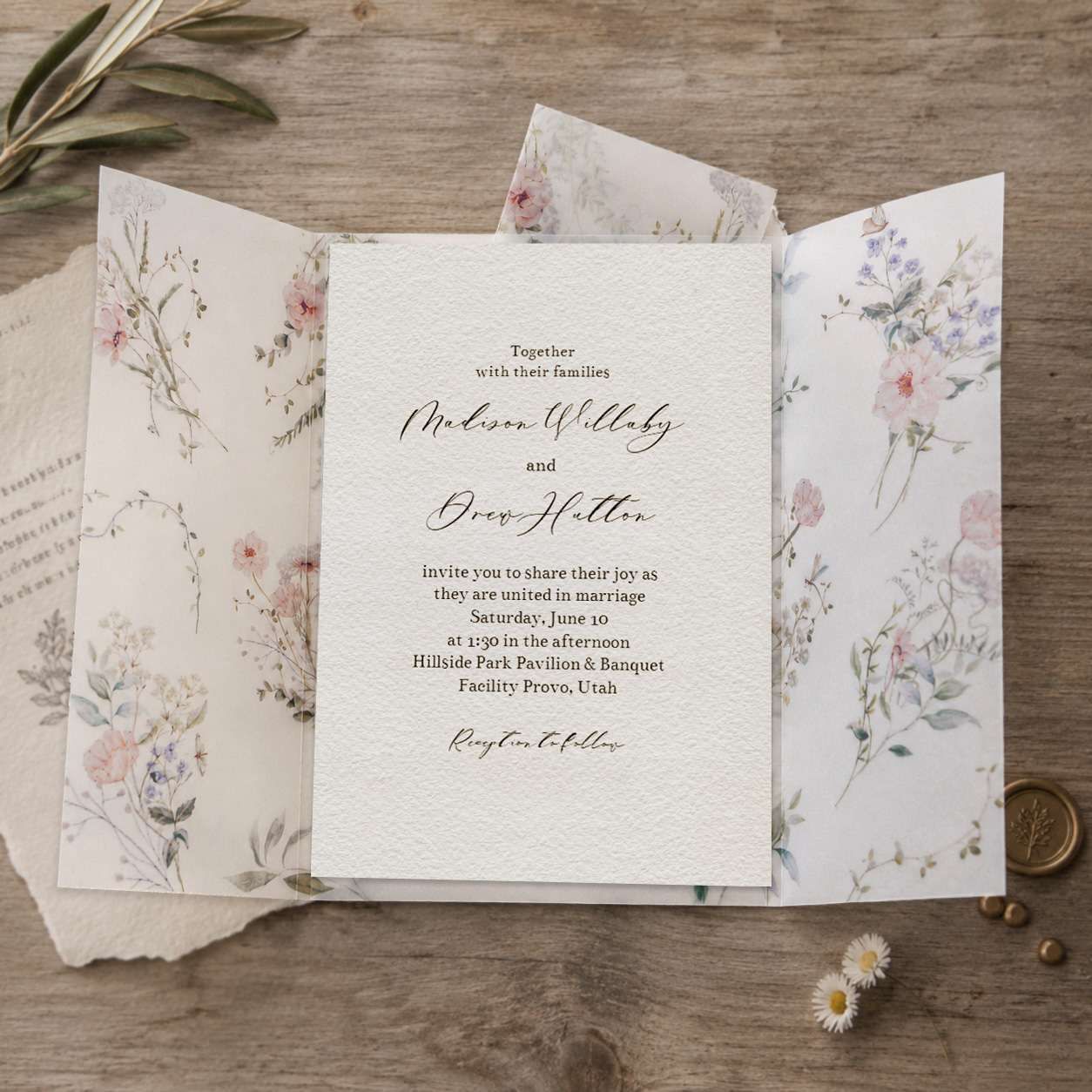 20/50pcs Vellum Wrap with Wate - Wedding Envelopes review and price