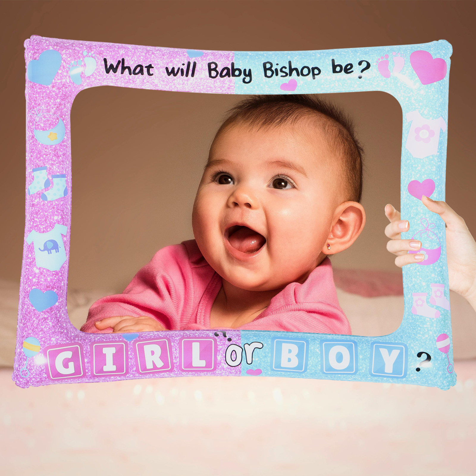 Baby Gender Reveal Photo Booth - Photo Booth Prop review and price