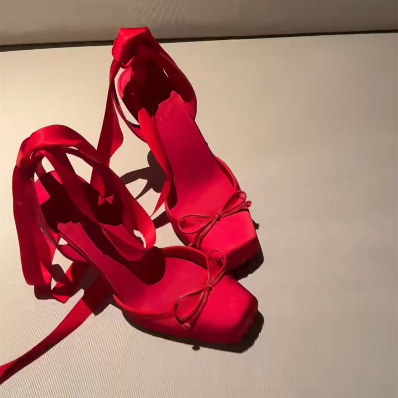Red High-heeled Shoes, Women's - Wedding Fx review and price