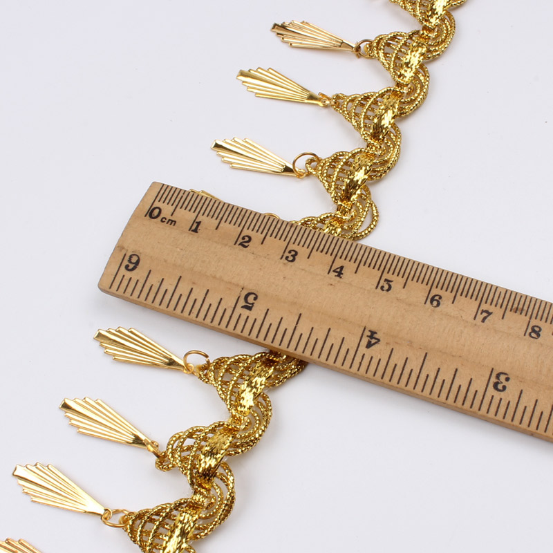 4cm 2yards Braided Gold Lace F - Wedding Fx review and price