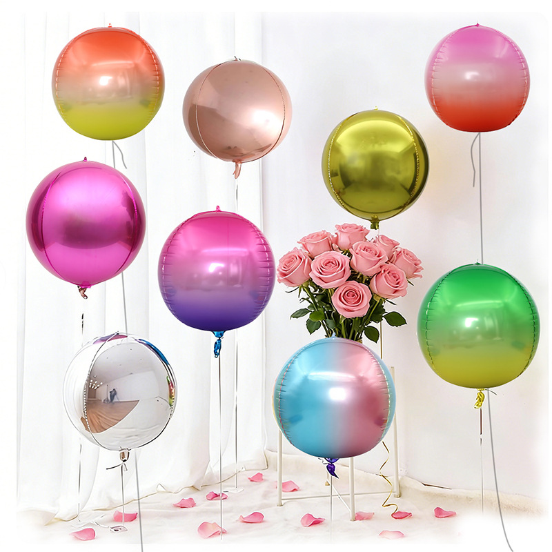 5pcs 10 18 22 Inch 4D Round Me - Wedding Decor Supply Store review and price