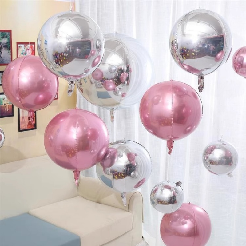 5pcs 10 18 22 Inch 4D Round Me - Wedding Decor Supply Store review and price
