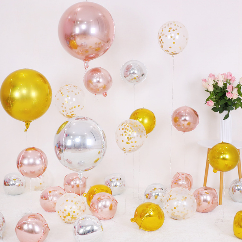 5pcs 10 18 22 Inch 4D Round Me - Wedding Decor Supply Store review and price