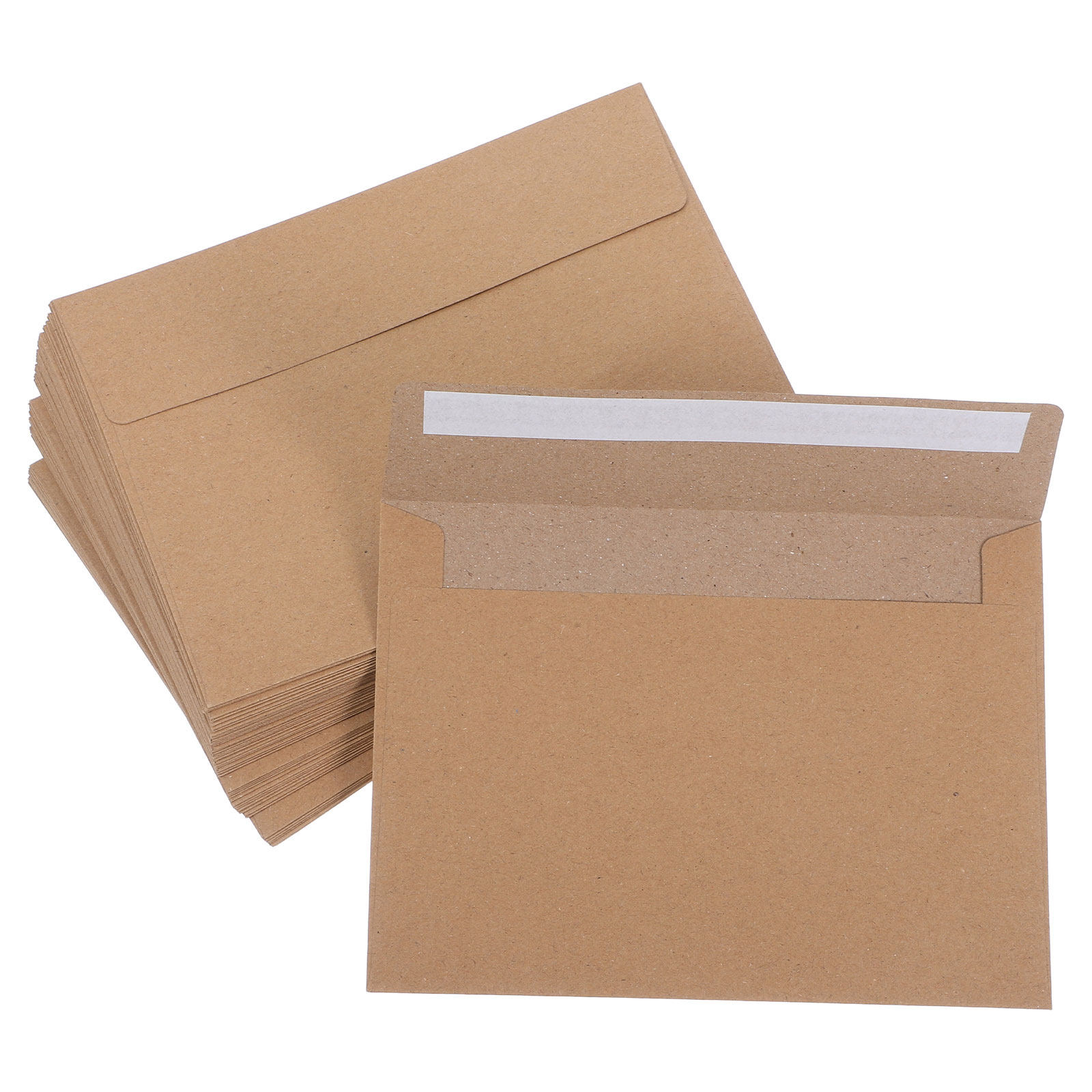 50Pcs Vintage Kraft Paper Busi - Wedding Envelopes review and price