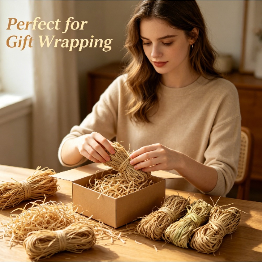 Natural Vintage Raffia Shred F - Wedding Supply.Box review and price