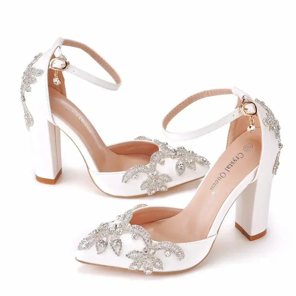 2026 Thick Heel Pointed Toe Sh - Wedding Super review and price