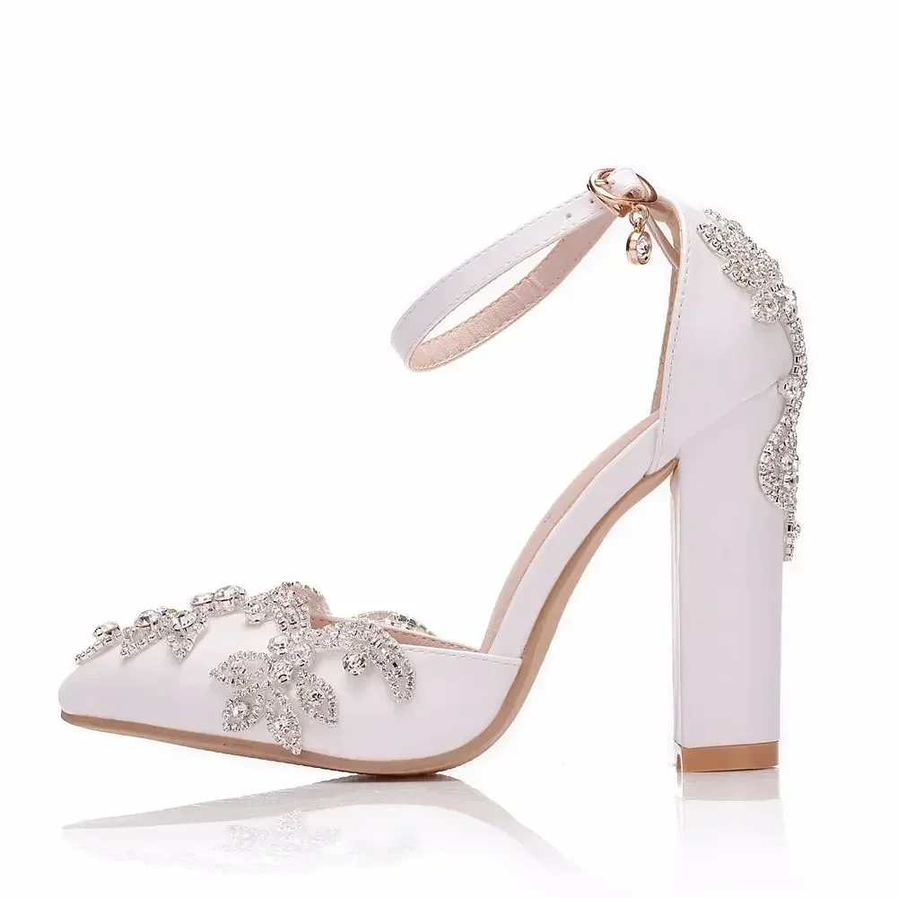 2026 Thick Heel Pointed Toe Sh - Wedding Super review and price