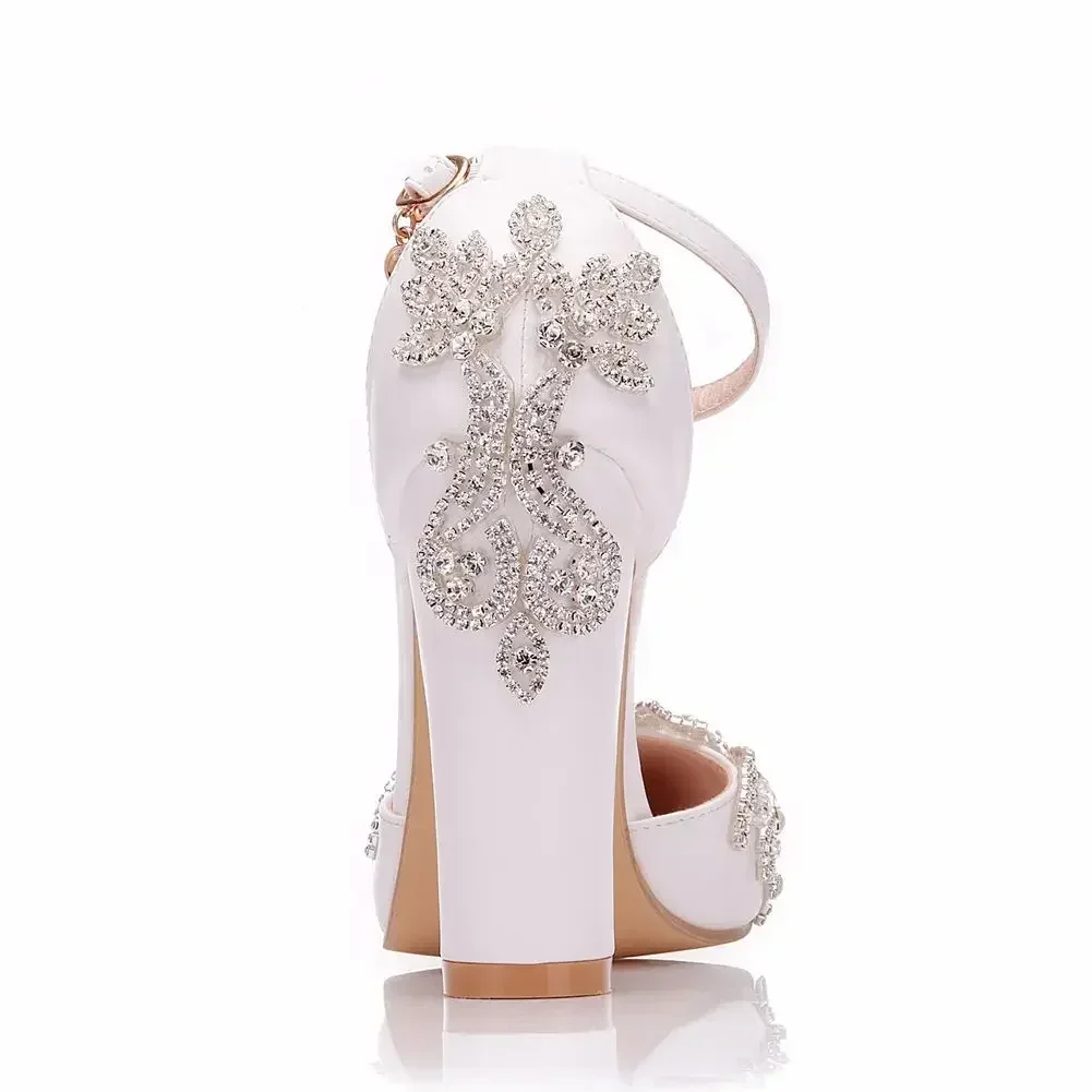 2026 Thick Heel Pointed Toe Sh - Wedding Super review and price
