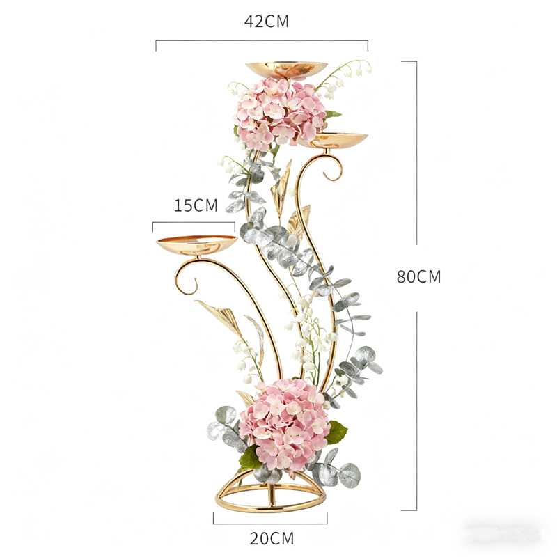 Gold Flower Stand for Wedding  - Wedding Decor Supply Store review and price
