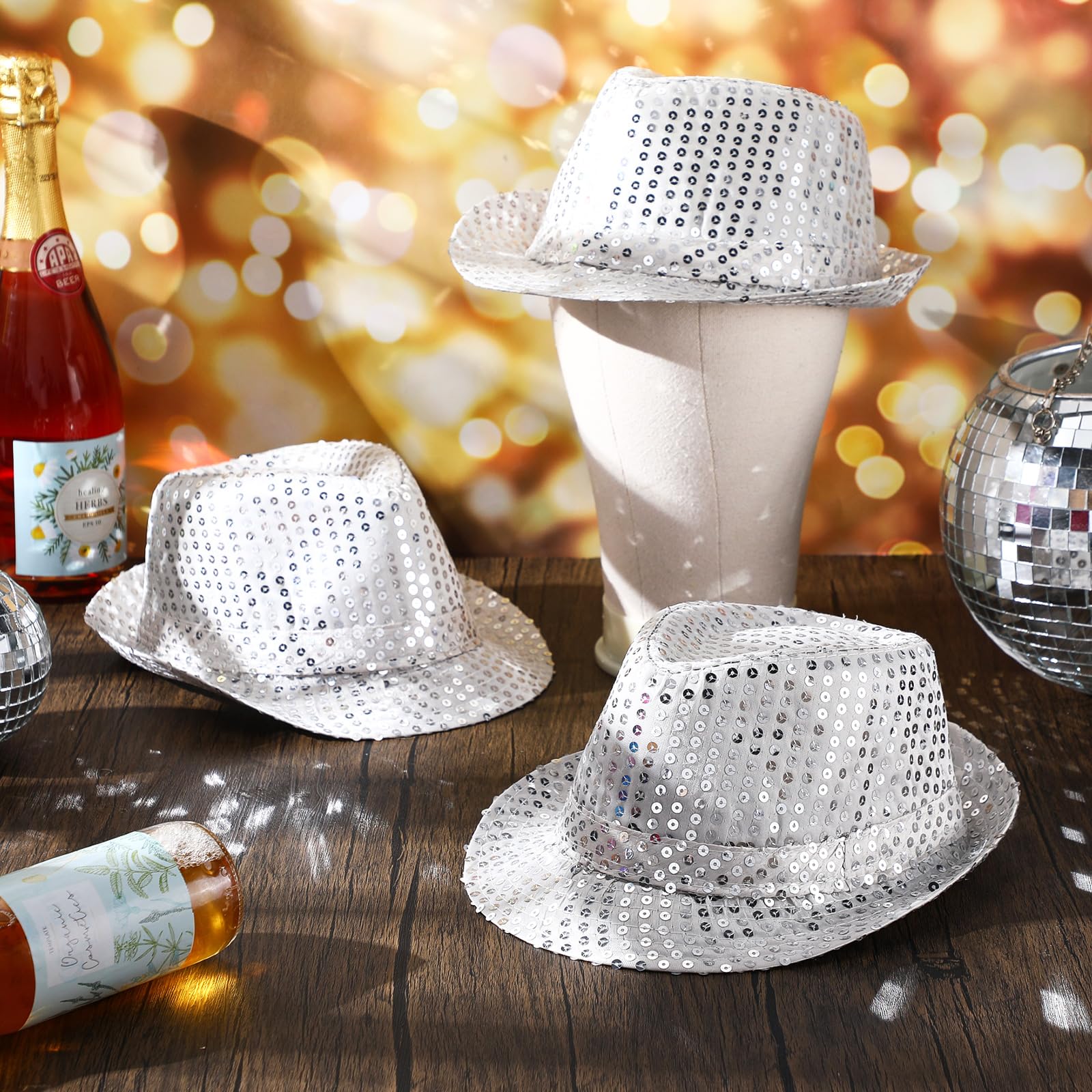 12-36Pcs Sequin Hats Bulk Glit - Wedding Supply In Bulk review and price