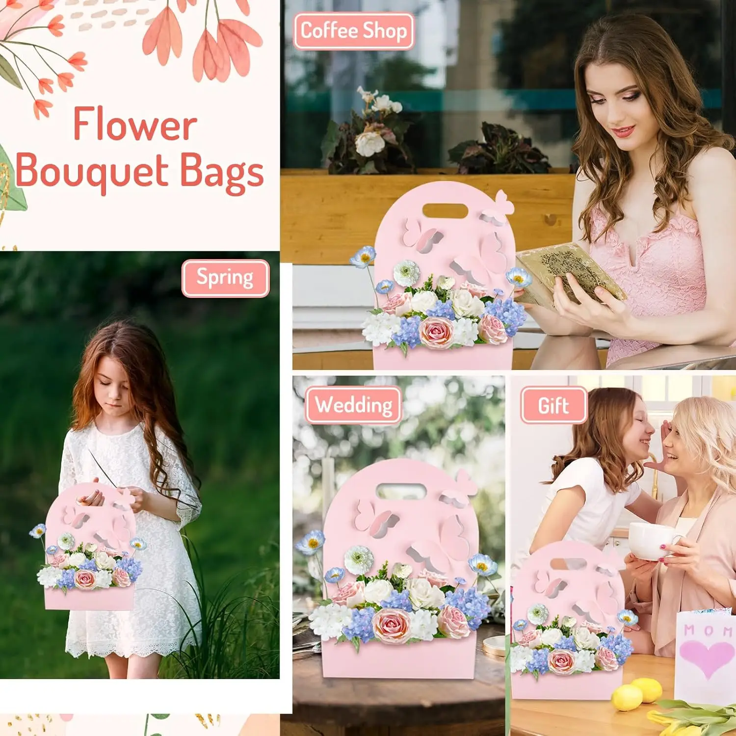 1/5/10Pcs Butterfly Flower Box - Wedding Hampers review and price
