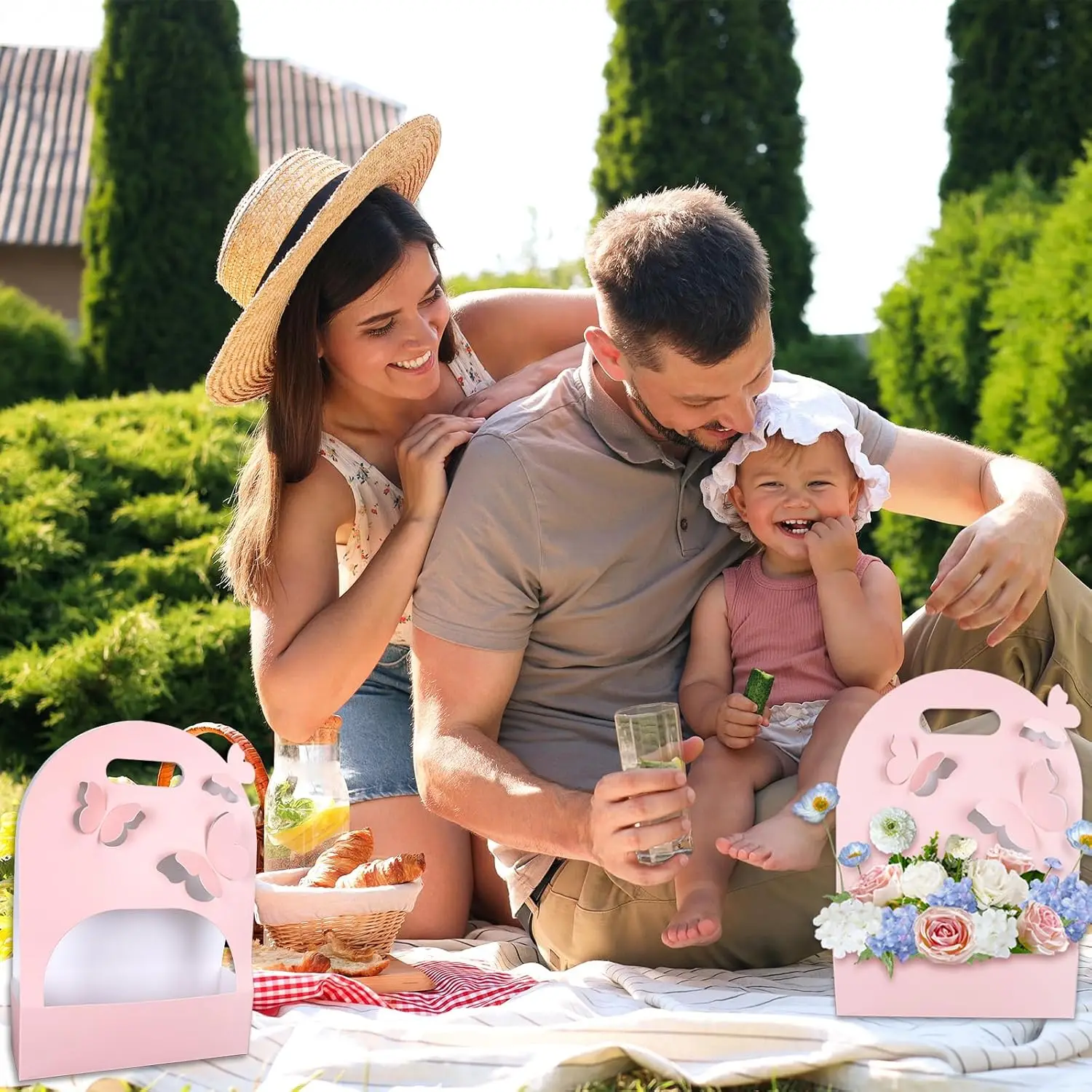 1/5/10Pcs Butterfly Flower Box - Wedding Hampers review and price