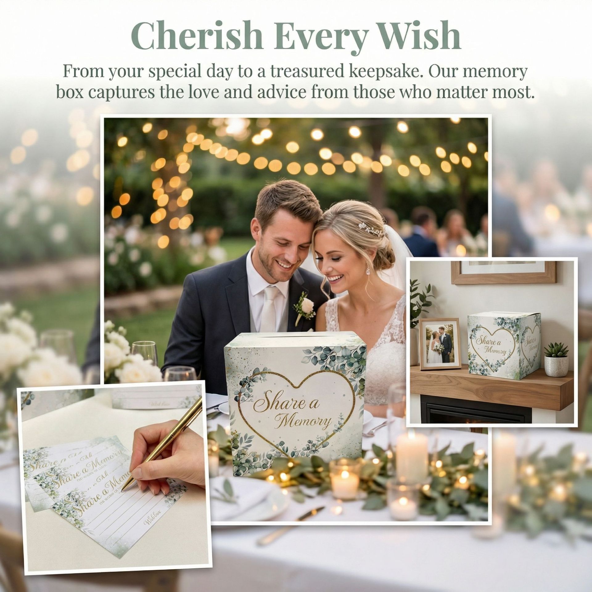 White Floral Wedding Card Box  - Wedding Supply.Box review and price