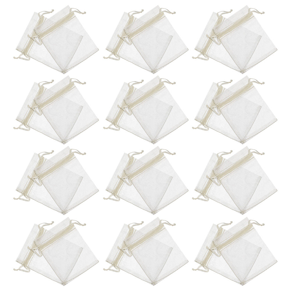 100Pcs Clear Sheer Organza Dra - Wedding Supply In Bulk review and price