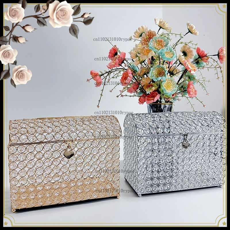 Crystal jewelry box, money jar - Wedding Supply.Box review and price