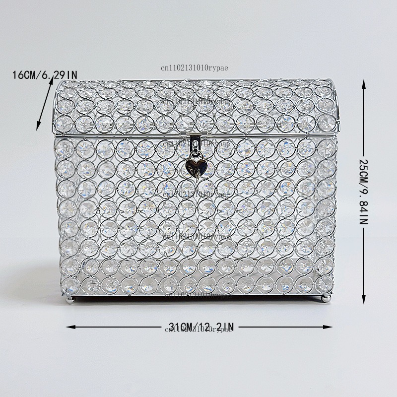 Crystal jewelry box, money jar - Wedding Supply.Box review and price