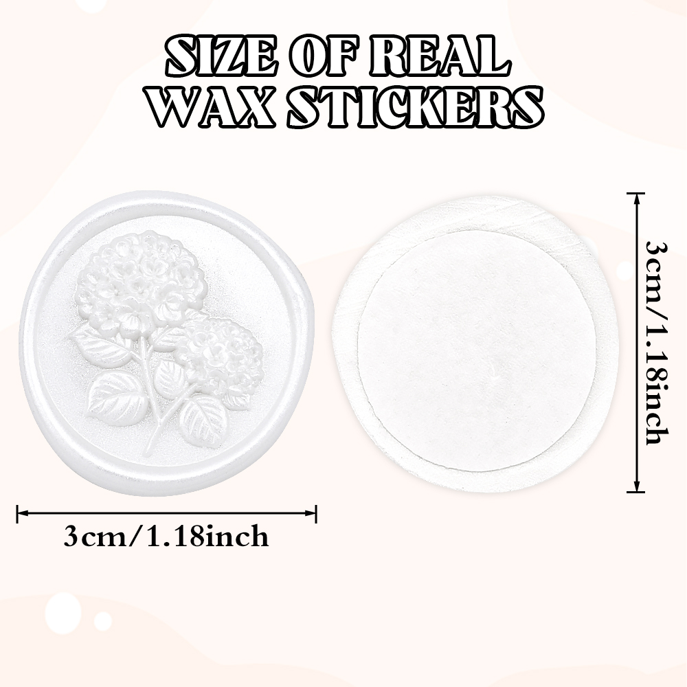 Wax Seal Stickers-3D Hydrangea - Wedding Envelopes review and price