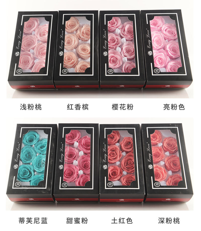 6pcs Eternal Rose Flower Heads - Wedding Supply In Bulk review and price