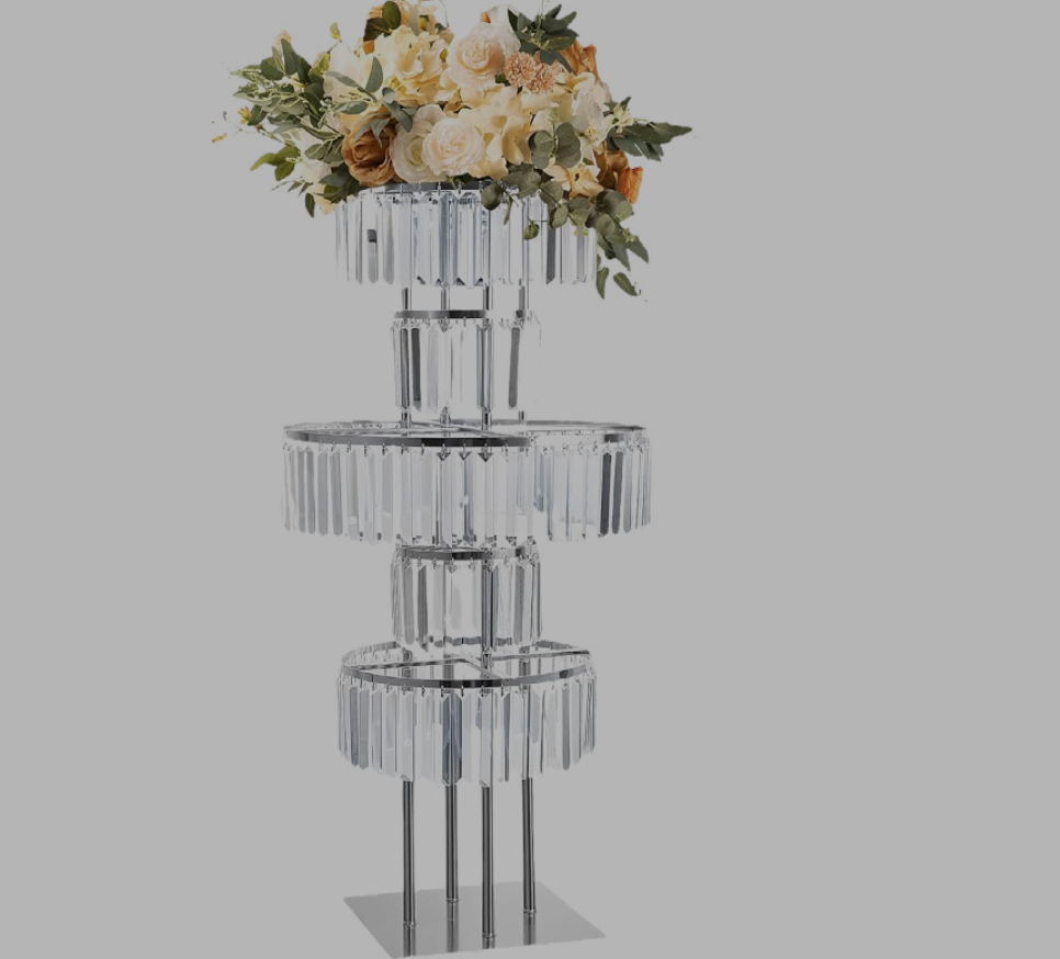 4 PCS Flower Rack Crystal Road - Wedding Decor Supply Store review and price