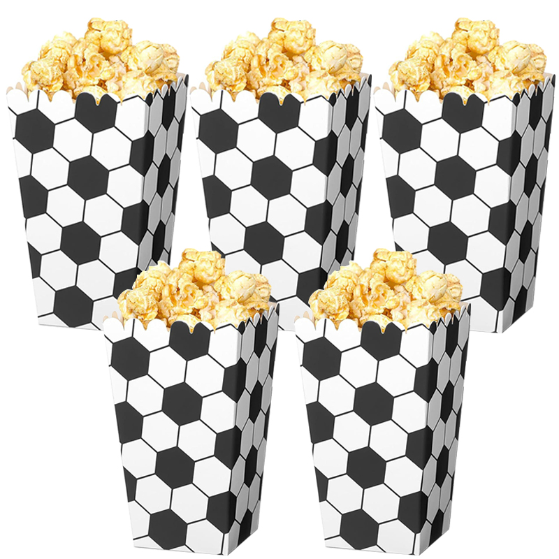 6/18Pcs  Football Popcorn Boxe - Wedding Supply.Box review and price