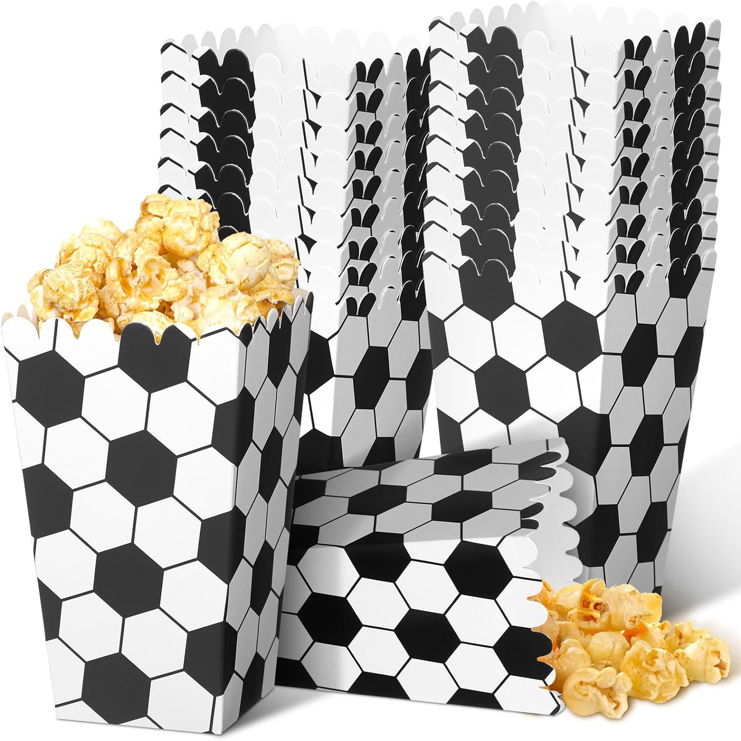 6/18Pcs  Football Popcorn Boxe - Wedding Supply.Box review and price