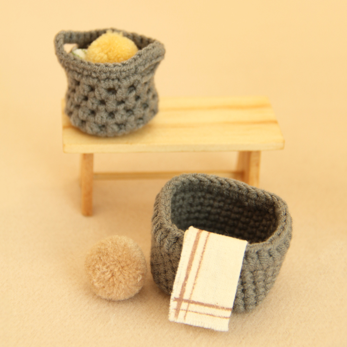 1:12 Miniature Handmade Croche - Wedding Hampers review and price